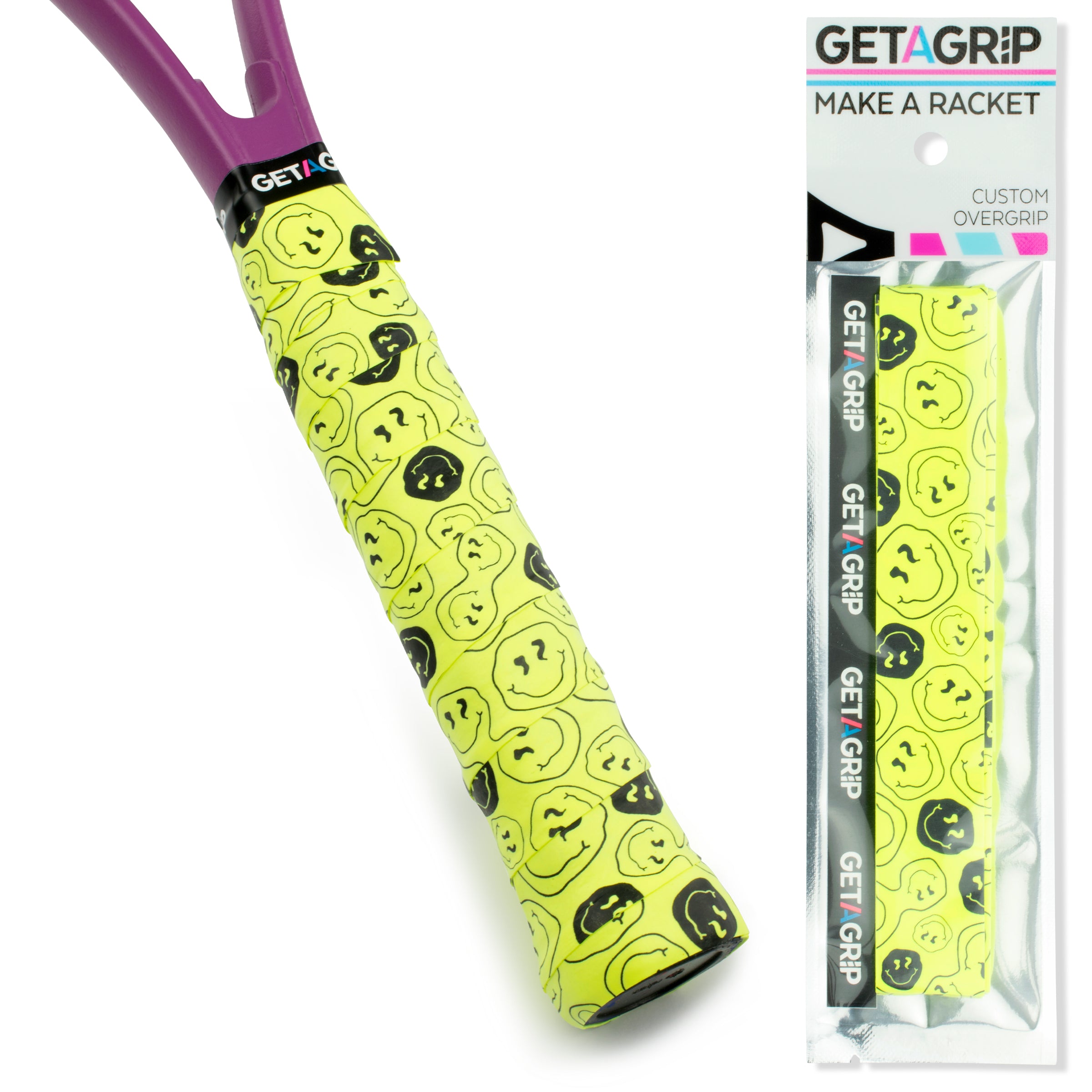 りょりょりょ　 Staying A Life＋Get a grip SmileyOvergrip.jpg?v=1755016610