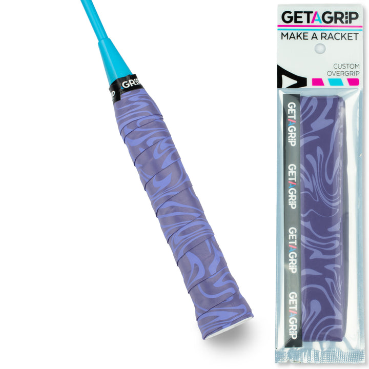 Purple Haze - Badminton Overgrip, purple and periwinkle