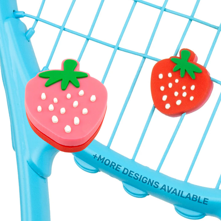 Strawberries &amp; Cream - Tennis Dampener, white and pink and red
