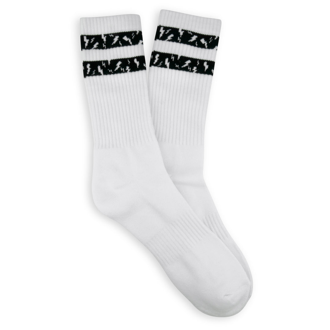 Withe Socks White Sports Crew Socks | Get A Grip Club