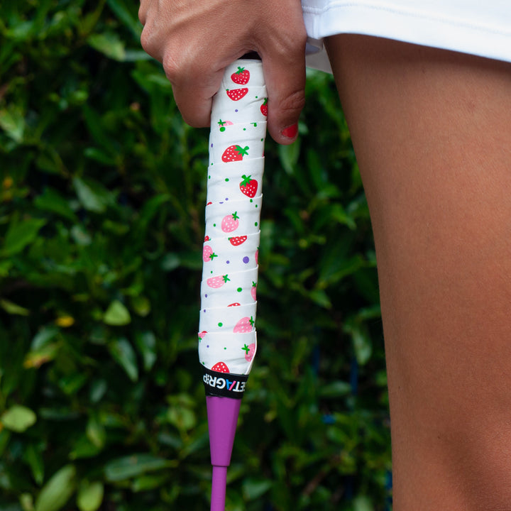 Strawberries & Cream Badminton Racquet Grip