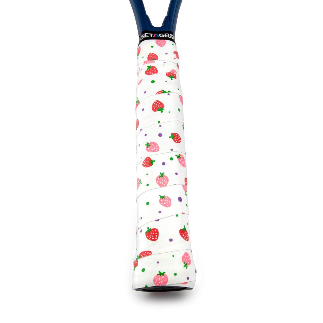 Strawberries & Cream Tennis Racquet Grip