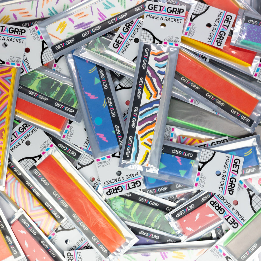 Tennis Grips with Personality | Funky, Retro Overgrips | Get A Grip Club