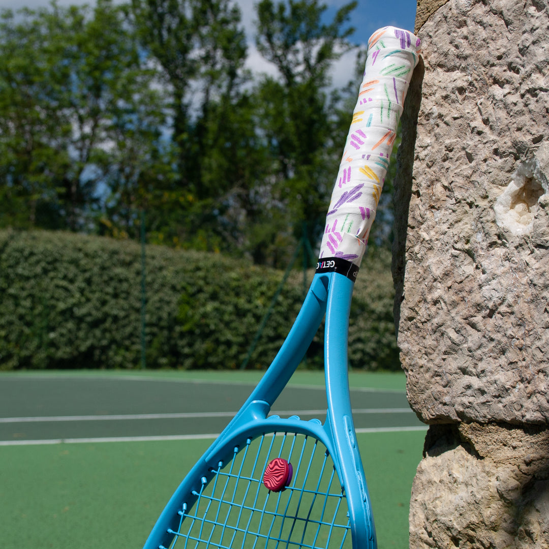 6 Nastri Impugnatura Premium Per Racchetta Da Tennis – Presa Antiscivolo Sicura, 6 Confezioni, Made In USA