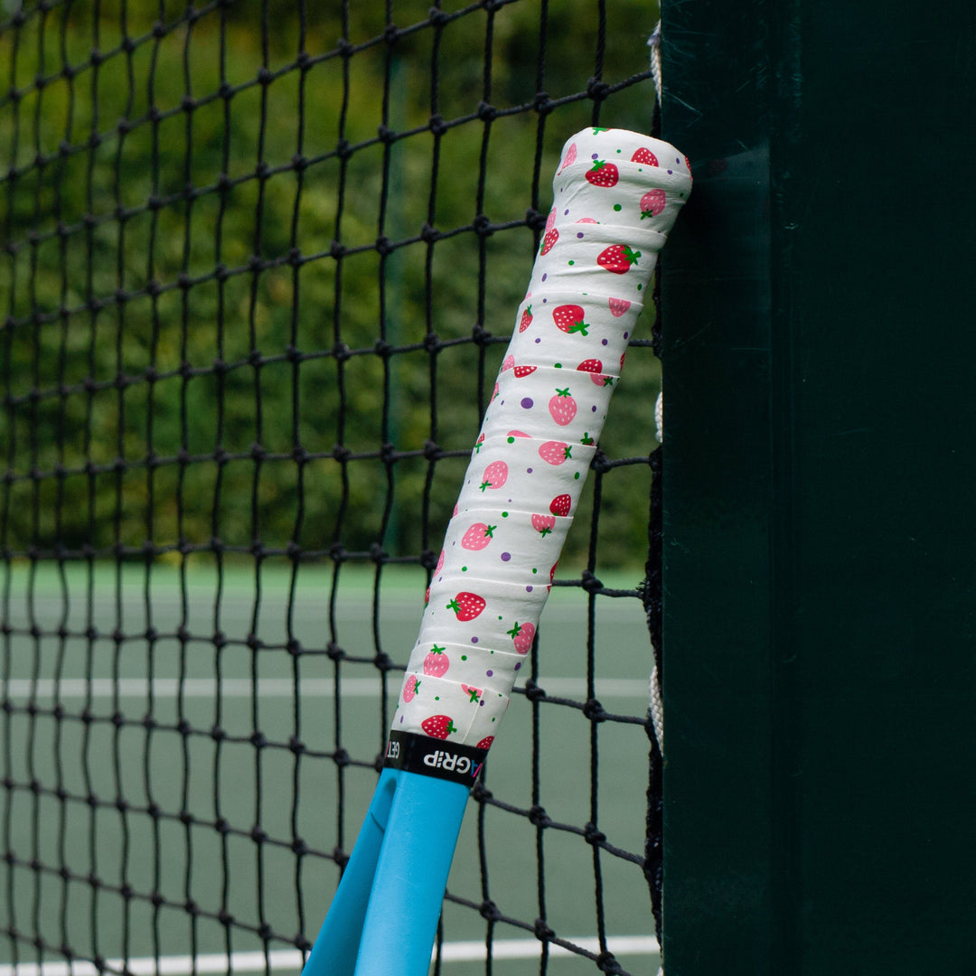 Strawberries & Cream Tennis Racquet Grip