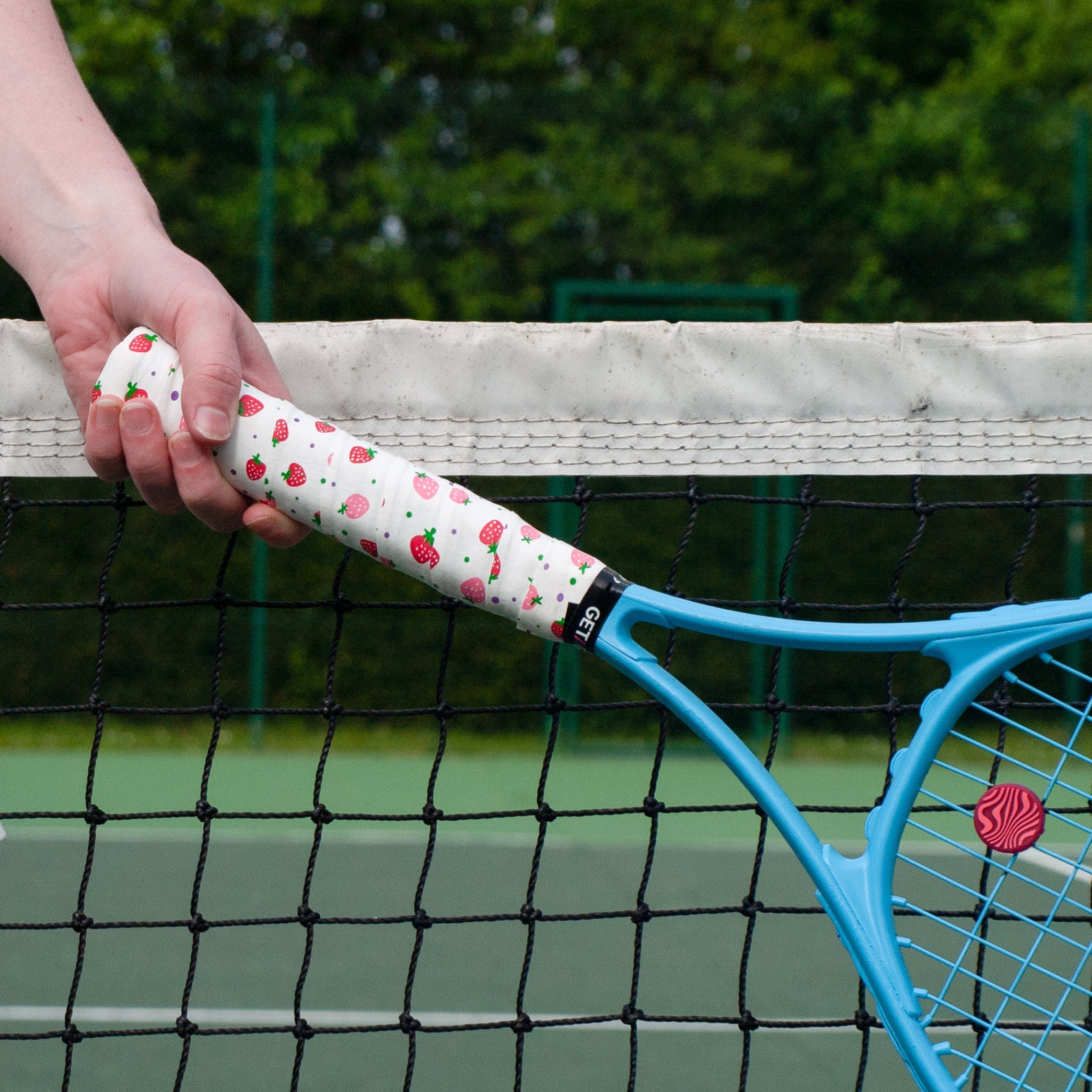 Strawberries & Cream Tennis Racquet Grip